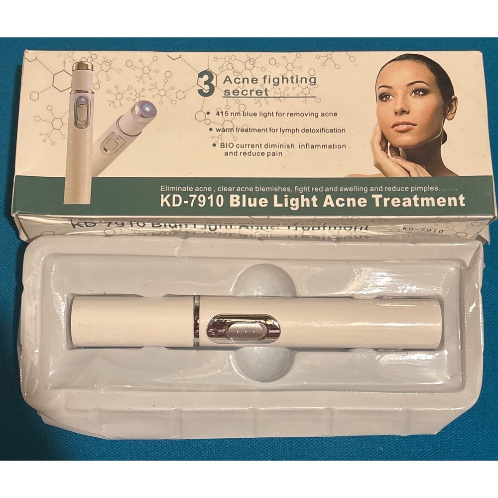 NEW KD-7910 Blue Light Acne Treatment, Battery Operated Laser Pen
